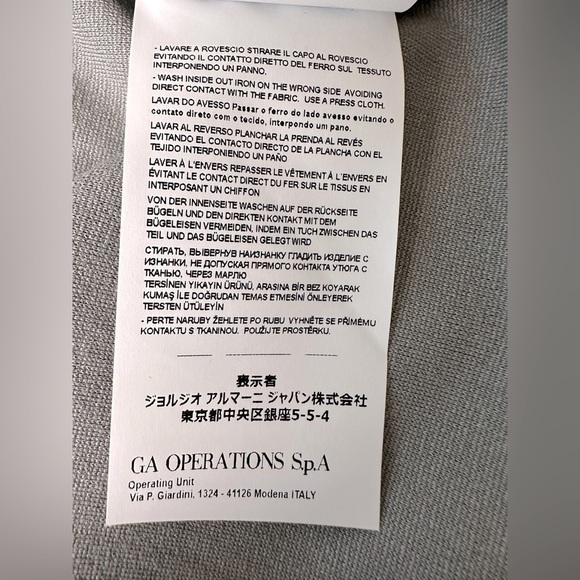 Emporio Armani Cap Sleeve Jersey Dress Italian Size 48 or US size 12 - Picture 14 of 15